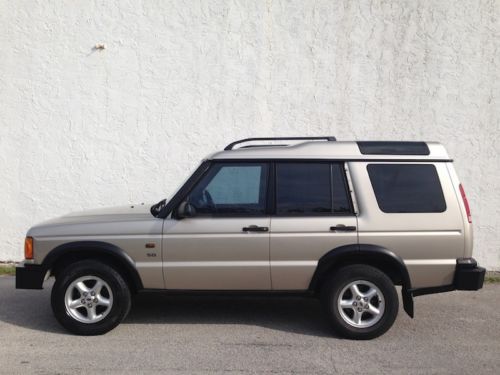 2002 land rover discovery sd low miles clean carfax well maintained garage kept