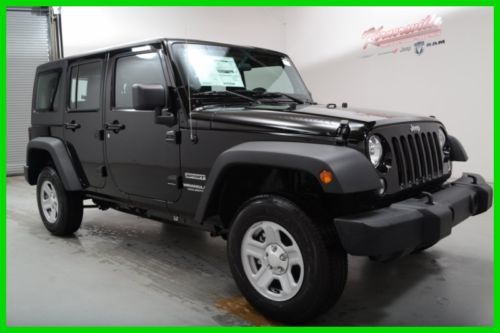 Free shipping &amp; airfare! new 2014 jeep wrangler unlimited sport mp3 uconnect