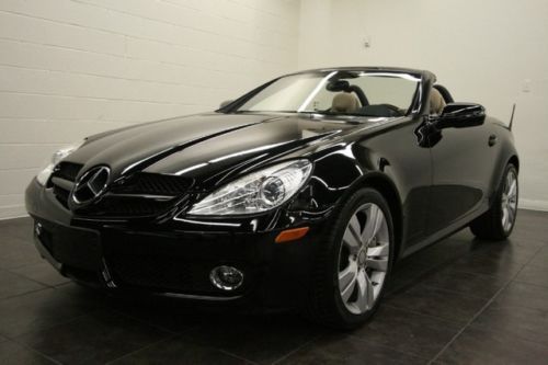 Slk 350 power convertible heated cooled leather sport premium navi  rear cam