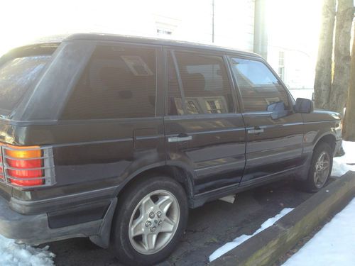 1997 land rover range rover 4.6 hse black/tan loaded low miles