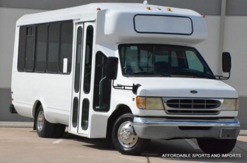 2002 ford e350 commercial 15 passenger shuttle bus 7.3l diesel clean $699 ship