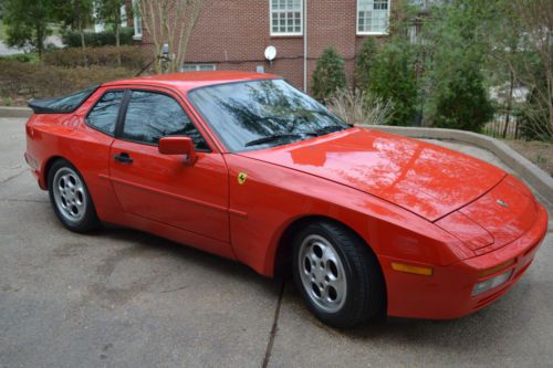 1987 porsche 944 turbo, guards red, clean and many mods