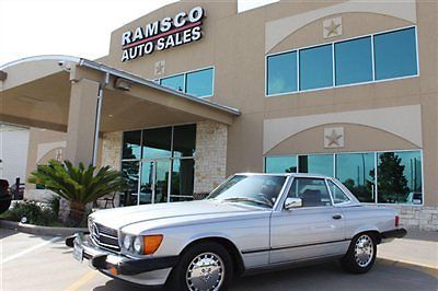 1986 mercedes 560sl  convertible with hard&amp;soft tops free shipping w/ buy it now