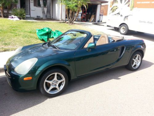 Rare green spyder convertible roadster - low mileage -  one owner - chick magnet
