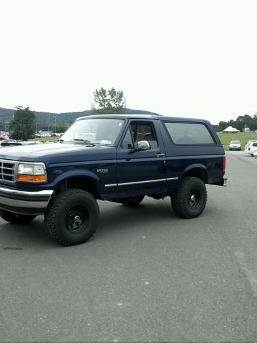 Sell used 1995 Ford Bronco XLT Sport Utility 2-Door 5.8L ...