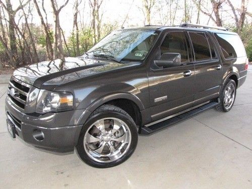 2007 ford expedition limited el dvd leather 3rd row nice and clean !!!