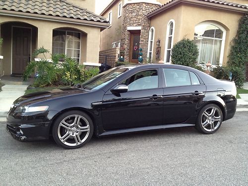 2008 acura tl type s a-spec 6 speed manual with gps navigation 42k miles