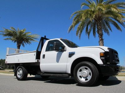 2008 ford f-350 1-ton flatbed 5.4l v8 low miles extra clean!!