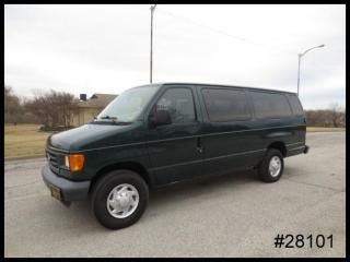 Econoline e350 extended wagon 15 person seating passenger van - we finance!