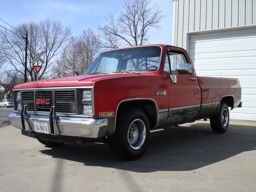 1985 gmc sierra classic 8' bed 350 engine clean truck many new parts runs great