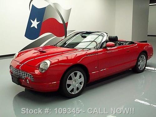 2003 ford thunderbird hardtop convertible htd seats 65k texas direct auto