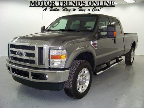 Lariat 4x4 rearcam diesel leather htd seats crewcab longbed 2009 ford f350 44k