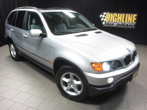 2002 bmw x5 3.0l, 225-hp awd, leather, moonroof, ** only 51k miles **