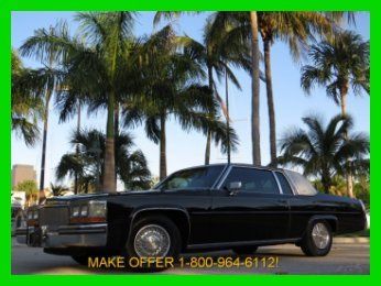 1980 cadillac coupe deville black on black orig miles must see collector fl