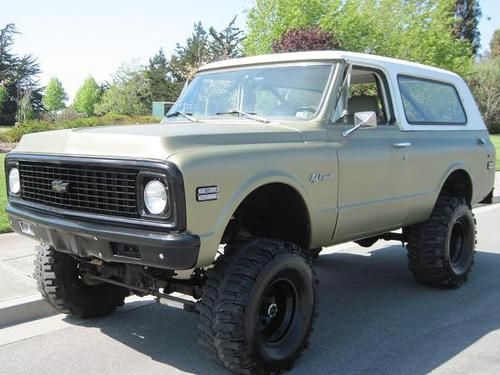 1972 k5 chevy blazer 4x4, one of a kind- no reserve auction