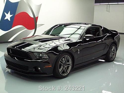 2012 ford mustang shelby gt 500 svt cobra 6-speed 11k! texas direct auto