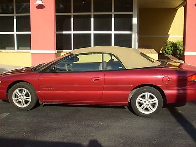 1997 chrysler sebring convertible 54k miles loaded florida car