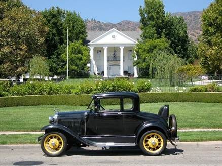 1931 ford model a coupe. survivor rust free original california automobile