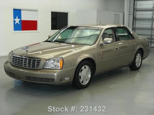 2004 cadillac deville v8 6passenger leather only 46k mi texas direct auto