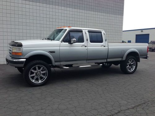 **custom** 1997 f350 crew cab lariat 4x4 - 7.3 powerstroke turbo diesel