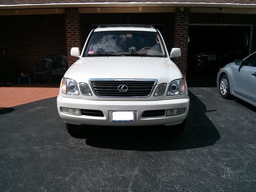 1999 lexus lx470 base sport utility 4-door 4.7l pearl! extremely cared for!