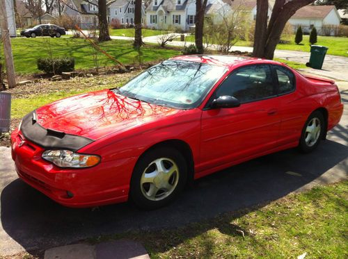2001 chevy monte carlo ss red