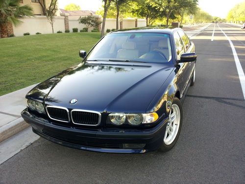 2001 bmw 740il midnight blue - rare highline edition - low mileage