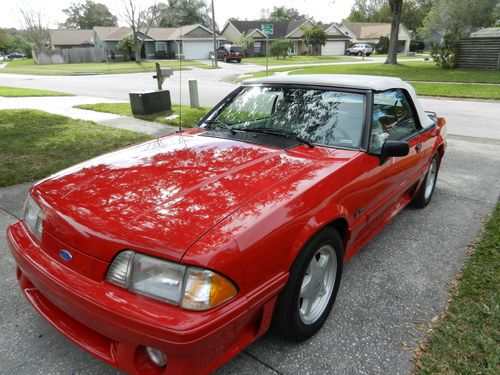 1991 mustang gt 5.0 convertible  ordinal survivor with only 35.8k ordinal miles