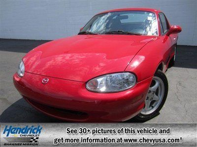 Carfax 1-owner, clean, great miles 40,669! leather trim, classic red with tan in