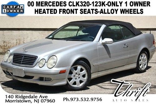 00 mercedes clk320-123k-only 1 owner-heated front seats-alloy wheels