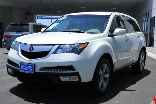 2011 acura mdx base sport utility 4-door 3.7l-carfax 1-owner - clean title!