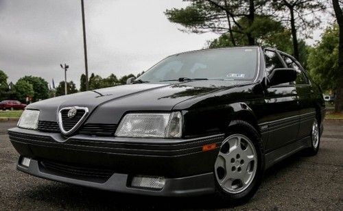 Clean 1991 alfa ropmeo 164s sport sedan black on black rust free cal car 164