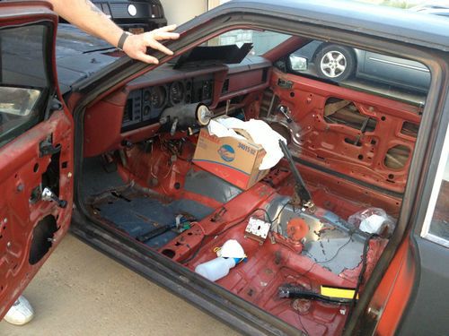 1984 Mustang Coupe Notchback Roller 84 Ford Fox Body, US $700.00, image 6