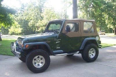 1997 jeep wrangler 4x4 sport 4.0l 6 cylinder 5 speed with upgrades no reserve!!