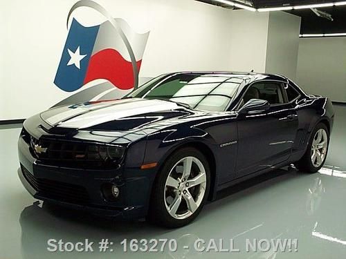 2010 chevy camaro 2ss rs sunroof htd leather 52k miles texas direct auto