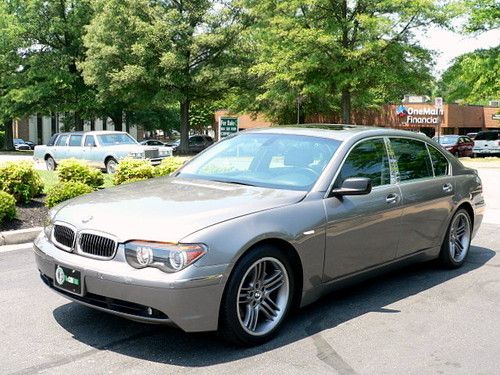 2005 760li v12 sedan - only 2 owners! every option! low miles! $99 no reserve!