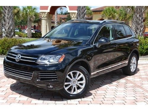 Touareg vr6 executive automatic 4-door suv clean carfax 1owner vw