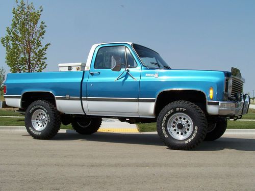 1978 chevy gmc 4x4 shortbox automatic factory tach 1 owner low miles beautiful