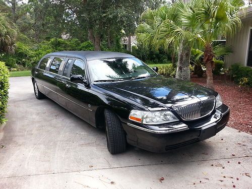 2006 lincoln 6 passenger 5 door limousine by lcw 89k mile in florida
