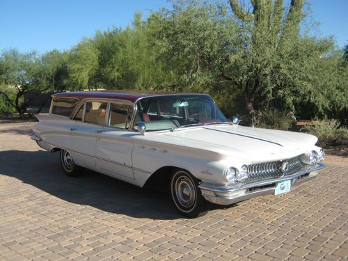 1960 buick lesabre rare 3 seat wagon