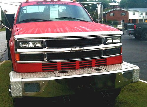 1996 chevy 3500 hd former us forestry svce front line response truck