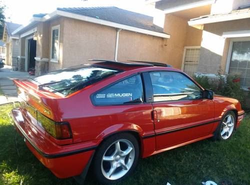 1987 honda crx si 97k mile fully documented car. 2 owner california car