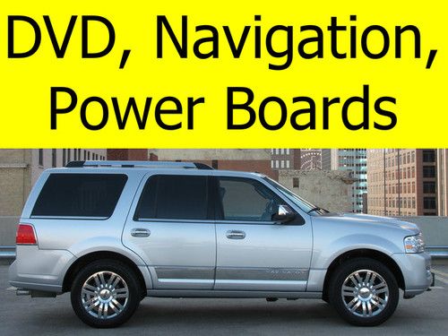 2010 lincoln navigator with dvd, quad captains chairs, power boards, navigation