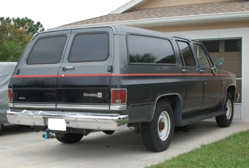 1988 CHEVROLET R20 SUBURBAN 454 BBC TH400 HEAVY TOWING PACKAGE NOT RUNNING, US $1,450.00, image 4