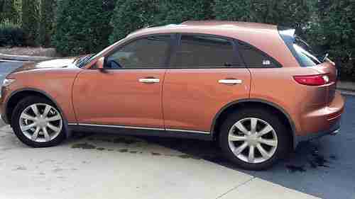 Sell Used 2003 Infiniti Fx35 Liquid Copper Exterior Orange