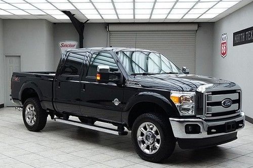 2011 ford f350 diesel 4x4 lariat fx4 heated leather rear camera texas
