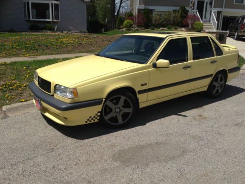 Rare! creme yellow 1995 volvo 850 t-5 r. 1 of only 185 made. must see!