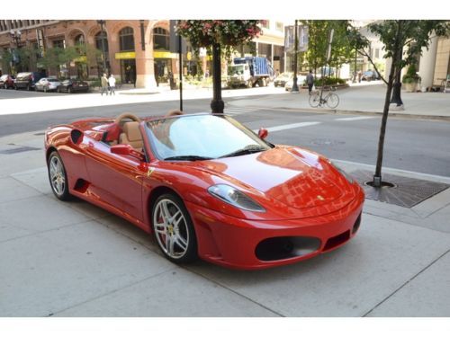 08 f430 spider red/ tan f1 complete car contact chris @ 630-624-3600