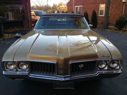 1970 oldsmobile 442 convertible - 455 numbers matching engine - not w30