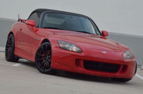 2007 honda s2000 convrtible 6spd red/red 70k hwy miles clean $499 ship